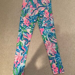 Lily Pulitzer Colorful Floral Kids Leggings